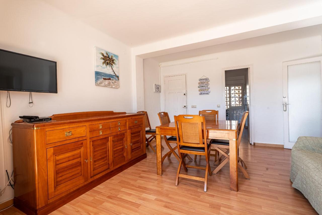 Apartamento Rhodes Vista Al Mar Lägenhet Rosas Exteriör bild