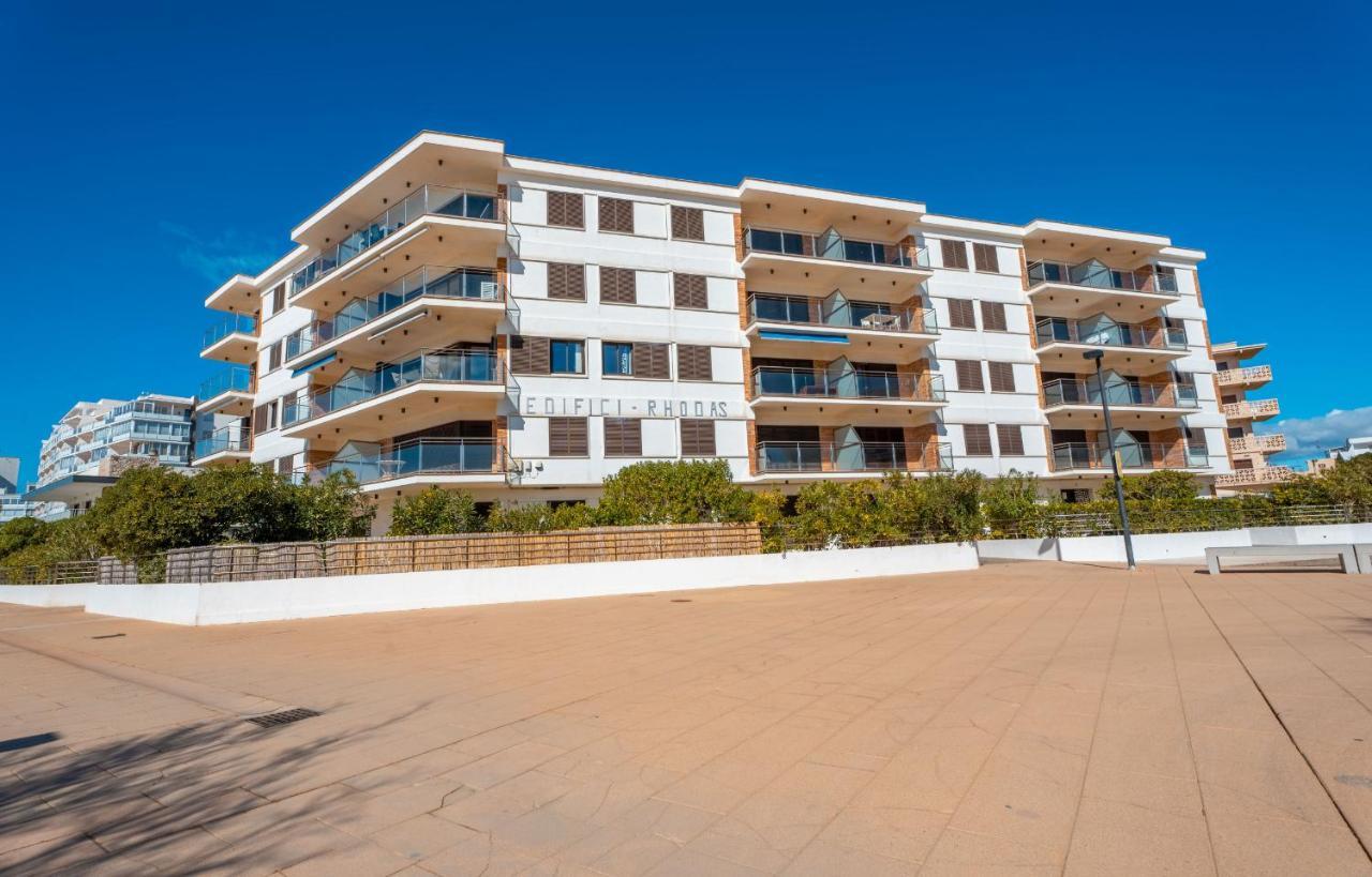 Apartamento Rhodes Vista Al Mar Lägenhet Rosas Exteriör bild